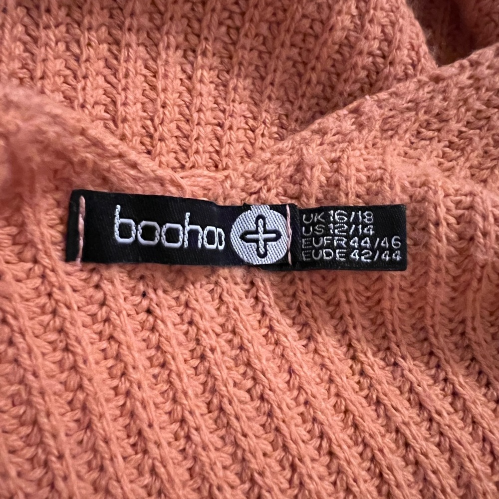 Boohoo Backless Sweater Size 12/14 - Picture 7 of 8